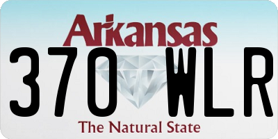 AR license plate 370WLR