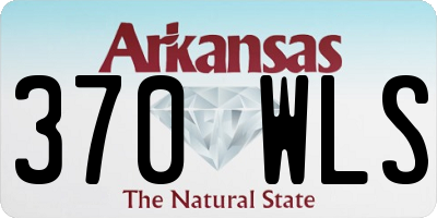 AR license plate 370WLS