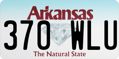 AR license plate 370WLU
