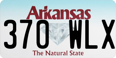 AR license plate 370WLX