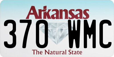 AR license plate 370WMC