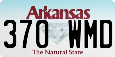 AR license plate 370WMD