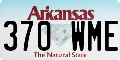 AR license plate 370WME