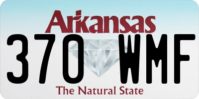 AR license plate 370WMF