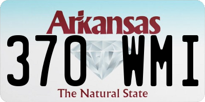 AR license plate 370WMI