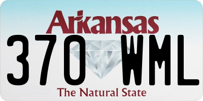AR license plate 370WML