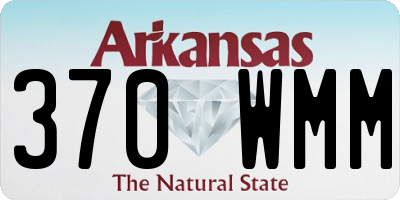 AR license plate 370WMM