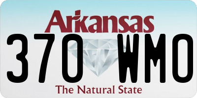 AR license plate 370WMO