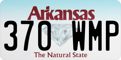 AR license plate 370WMP