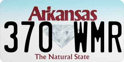 AR license plate 370WMR