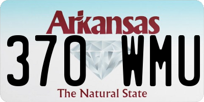 AR license plate 370WMU