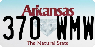 AR license plate 370WMW
