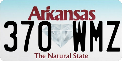 AR license plate 370WMZ