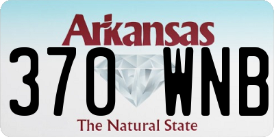 AR license plate 370WNB