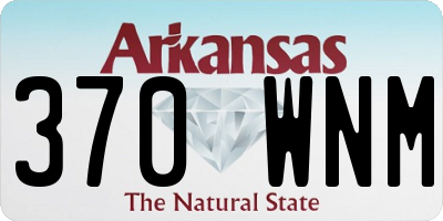 AR license plate 370WNM