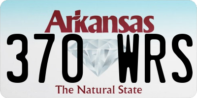 AR license plate 370WRS