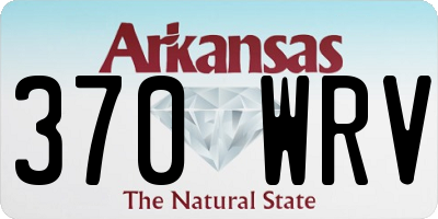 AR license plate 370WRV