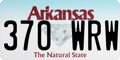 AR license plate 370WRW