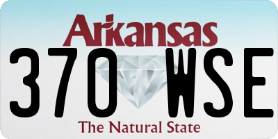 AR license plate 370WSE