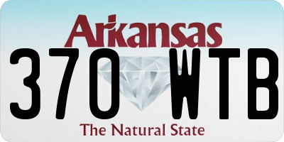 AR license plate 370WTB