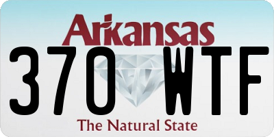 AR license plate 370WTF