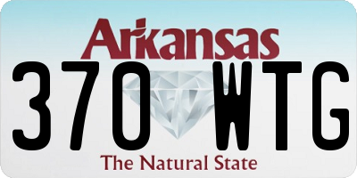 AR license plate 370WTG