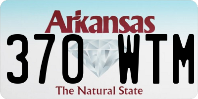 AR license plate 370WTM