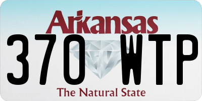 AR license plate 370WTP