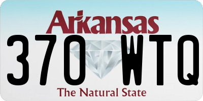 AR license plate 370WTQ