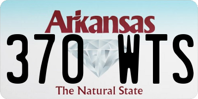 AR license plate 370WTS