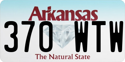 AR license plate 370WTW