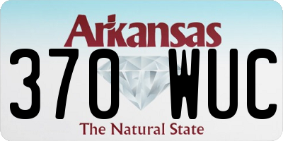 AR license plate 370WUC