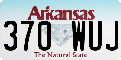 AR license plate 370WUJ