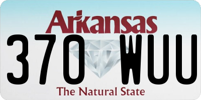 AR license plate 370WUU