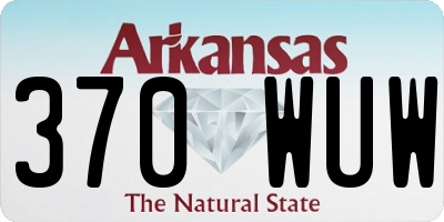 AR license plate 370WUW