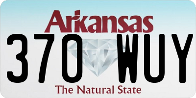 AR license plate 370WUY