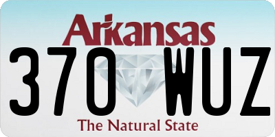 AR license plate 370WUZ