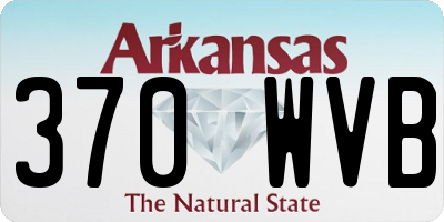 AR license plate 370WVB