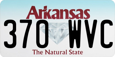 AR license plate 370WVC