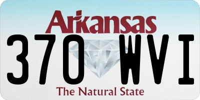 AR license plate 370WVI
