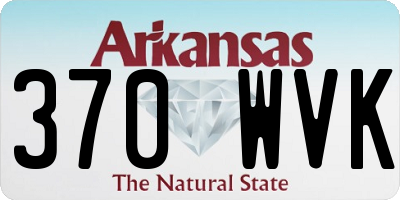 AR license plate 370WVK