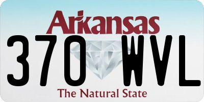 AR license plate 370WVL