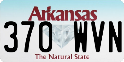 AR license plate 370WVN
