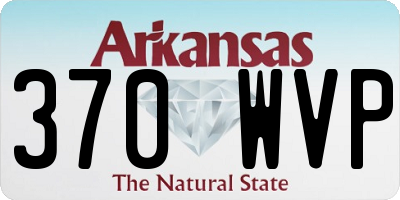 AR license plate 370WVP