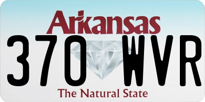 AR license plate 370WVR