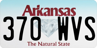 AR license plate 370WVS