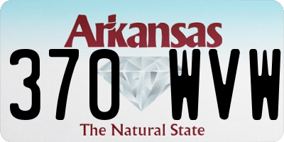 AR license plate 370WVW