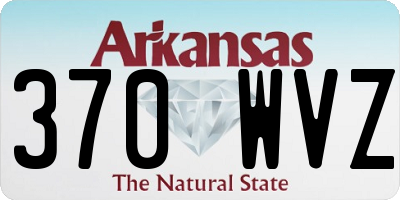 AR license plate 370WVZ