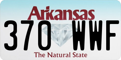 AR license plate 370WWF