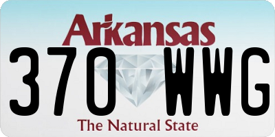 AR license plate 370WWG